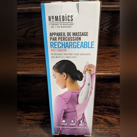 🔥 HoMEDICS New Rechargable Percussion Body Massager with Heat - Picture 2 of 2